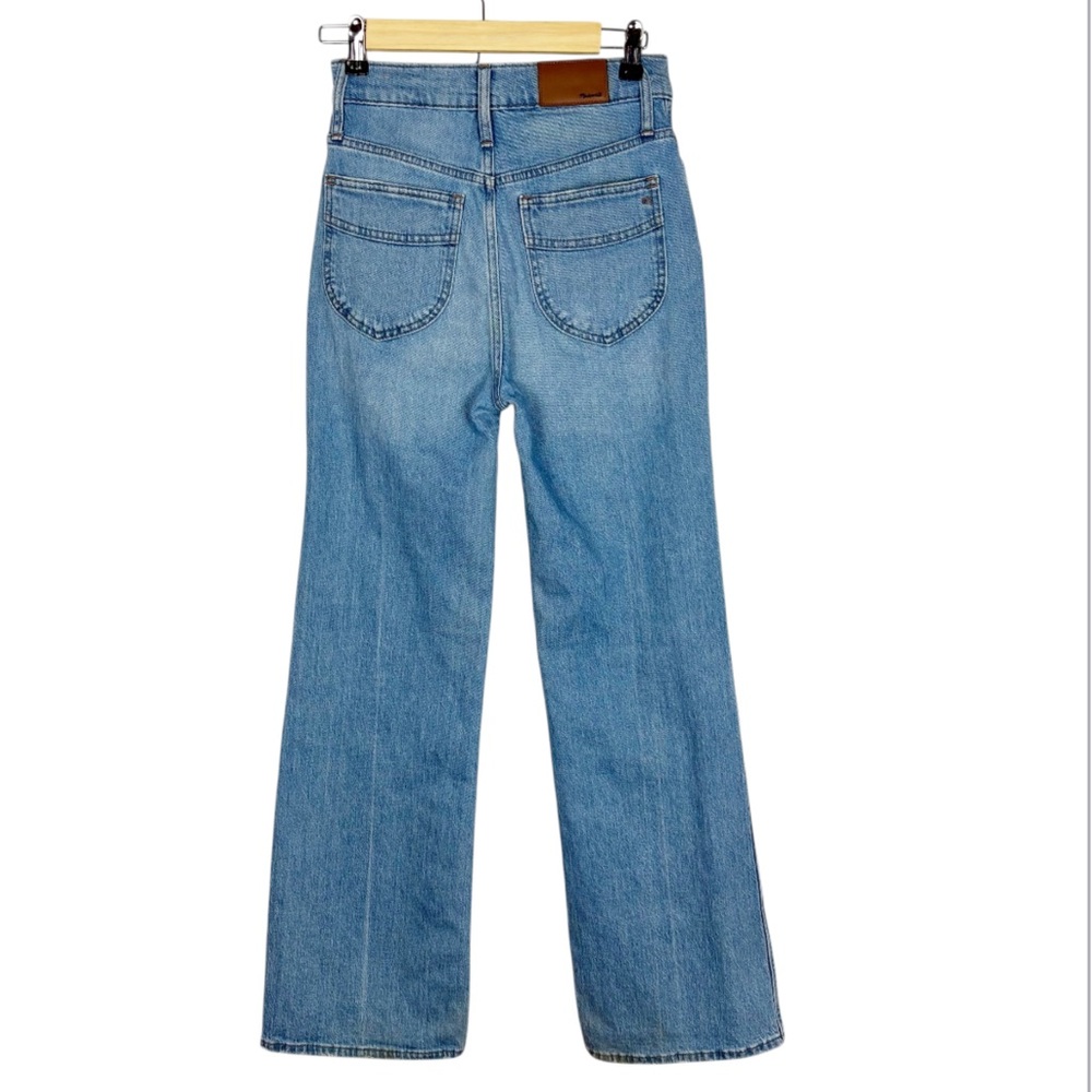 Madewell 11” High-Rise Flare Jeans in Conwell Wash Size 25 - Picture 8 of 14